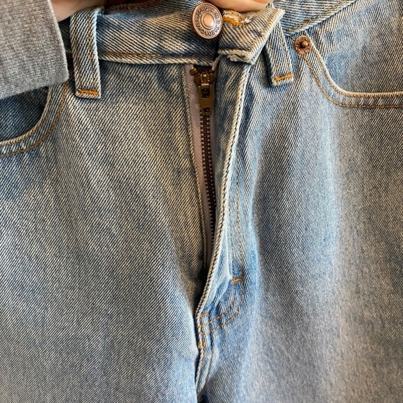 Vintage Jordache High Rise Denim Straight Leg Skinny Jeans - Picture 9 of 16